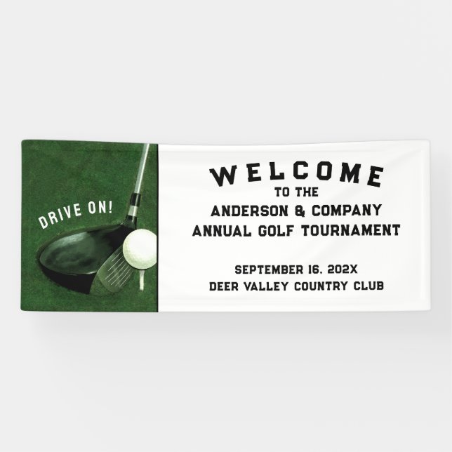 Golf Tournament Event Banner (Horizontal)