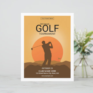Golf Tournament Flyer Template