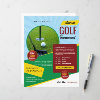 Golf Tournament Flyer Template