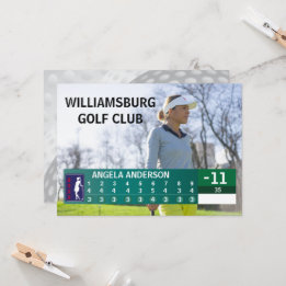 GOLF TOURNAMENT LOW SCORE GOLFER AWARD INVITATION