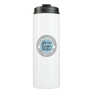 Golf tournament or event custom logo personalized thermal tumbler