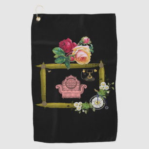 Golf Towel Floral