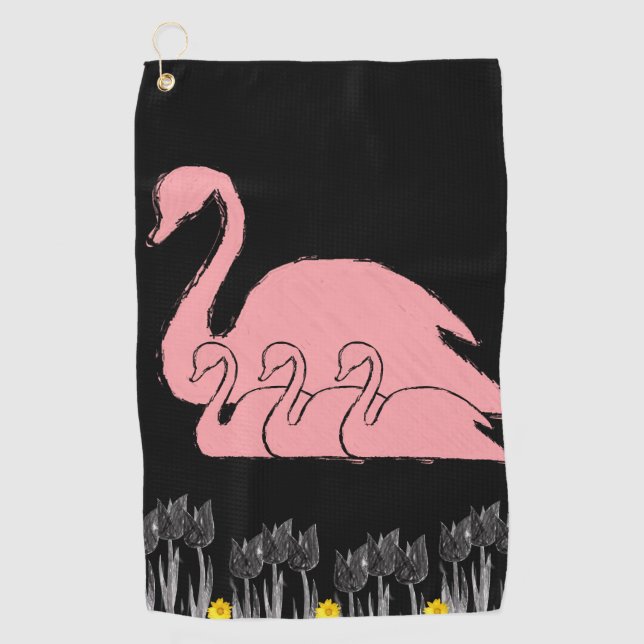 Golf Towel Floral (Front)