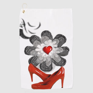 Golf Towel Floral