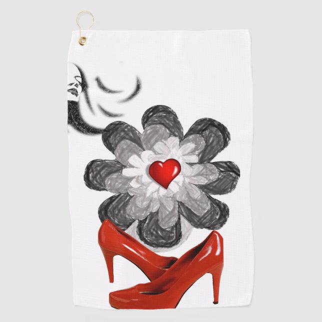 Golf Towel Floral (Front)