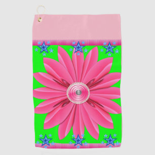 Golf Towel Floral