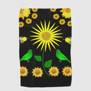 Golf Towel Floral