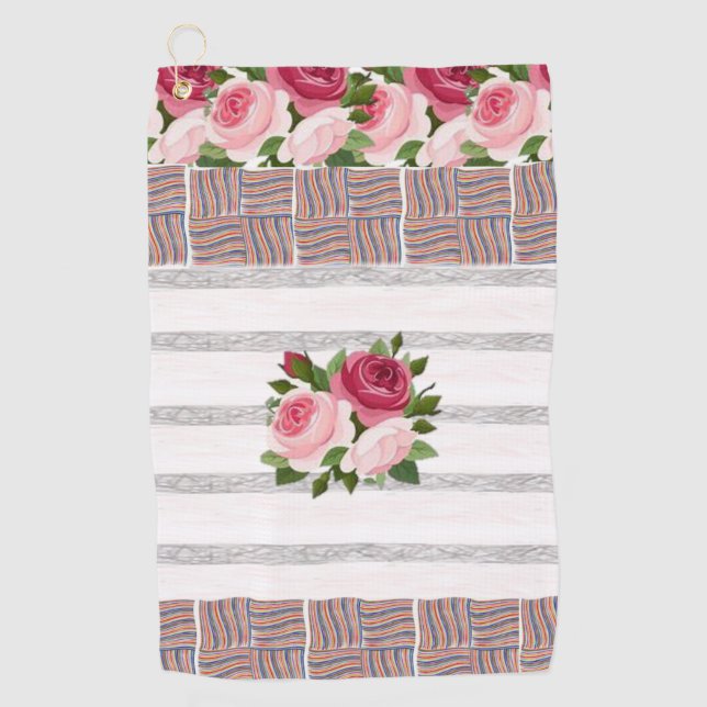 Golf Towel Floral (Front)