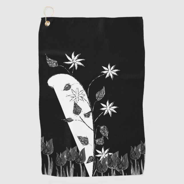 Golf Towel Floral (Front)