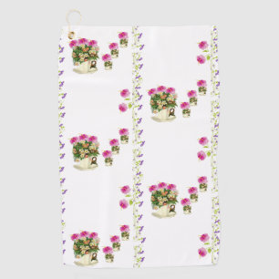 Golf Towel Floral