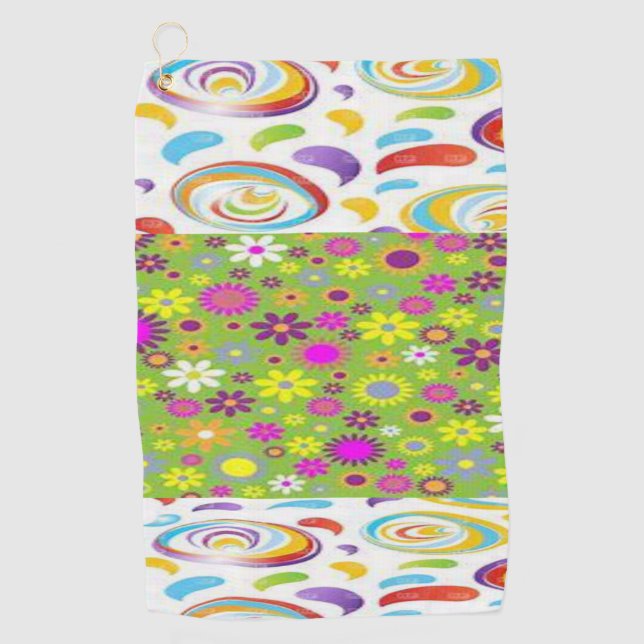 Golf Towel Floral (Front)