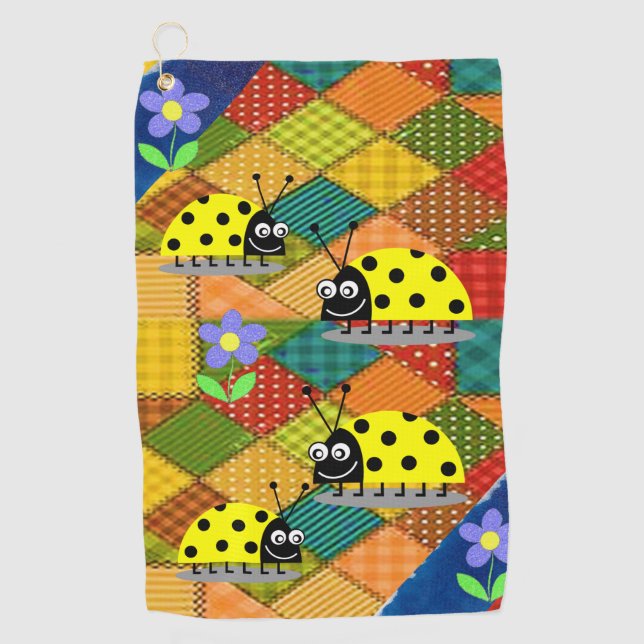 Golf Towel Floral (Front)