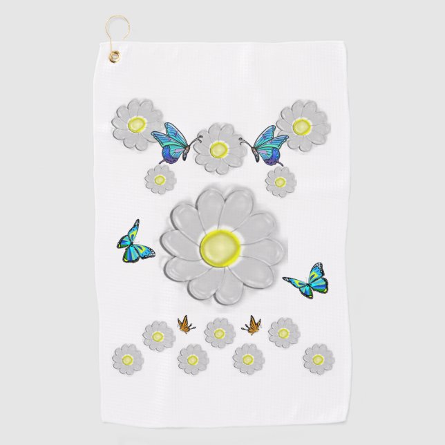Golf Towel Floral (Front)