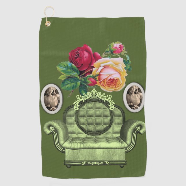 Golf Towel Floral (Front)