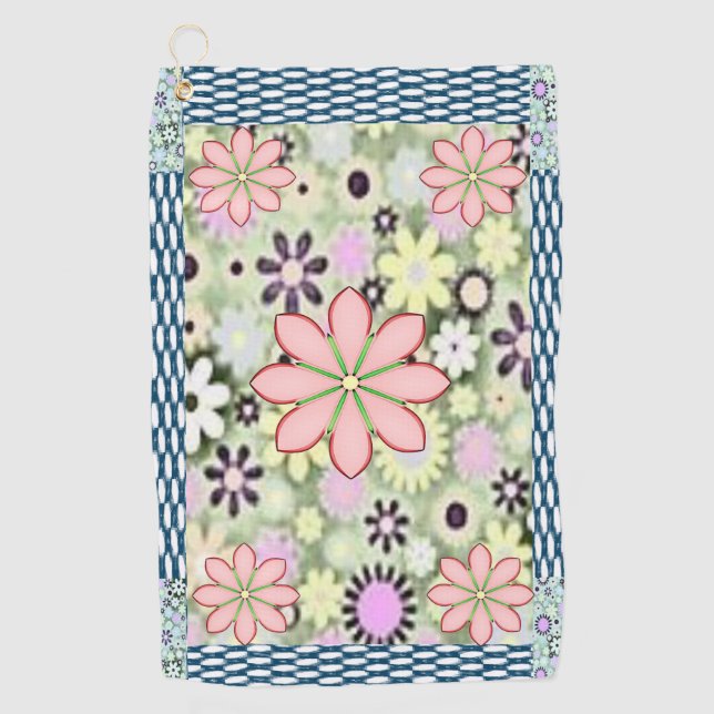 Golf Towel Floral (Front)