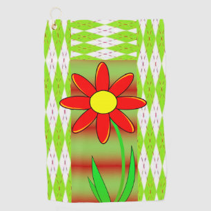 Golf Towel Floral