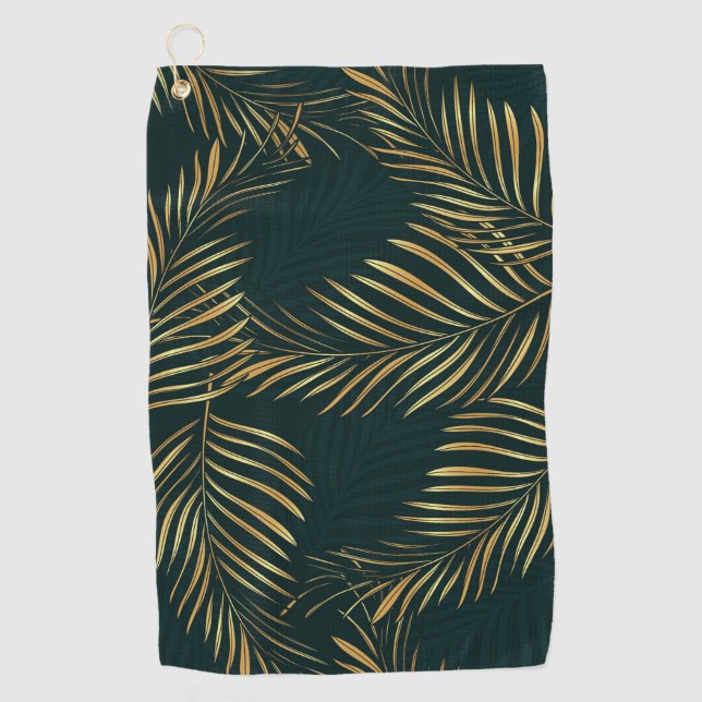 Golf towel - Golden line (Front)