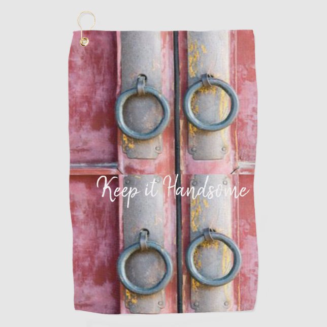 Golf Towel Keep it Handsome (Front)