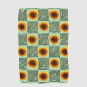 Golf Towel Sunflower