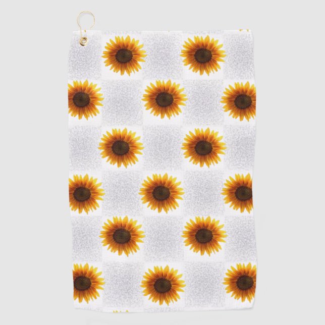 Golf Towel Sunflower (Front)