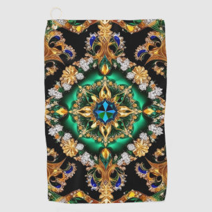 Golf Towel with Brazilian Colours