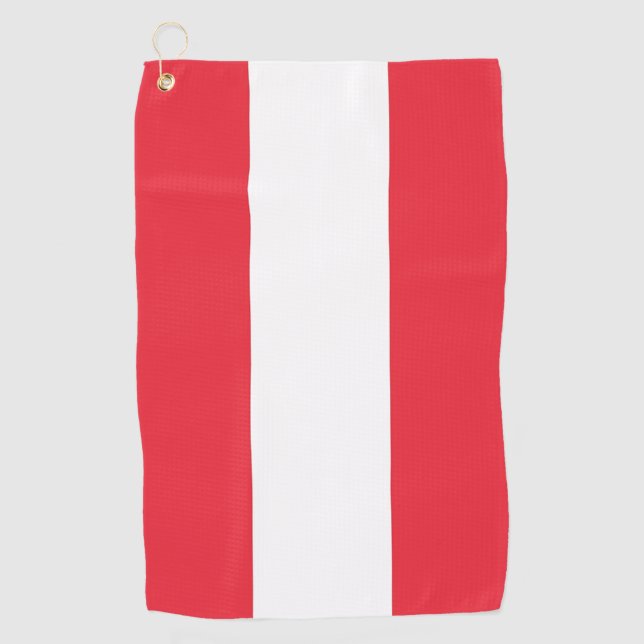 Golf Towel with flag of Austria (Front)