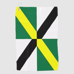 Golf Towel with flag of Monterey City, USA