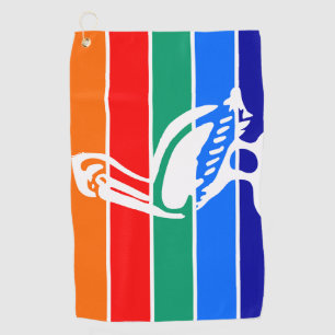 Golf Towel with flag of St. Petersbrug, Florida