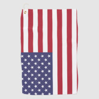 Golf Towel with flag of United States of America