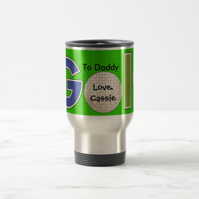 Golf Travel Mug (Center)