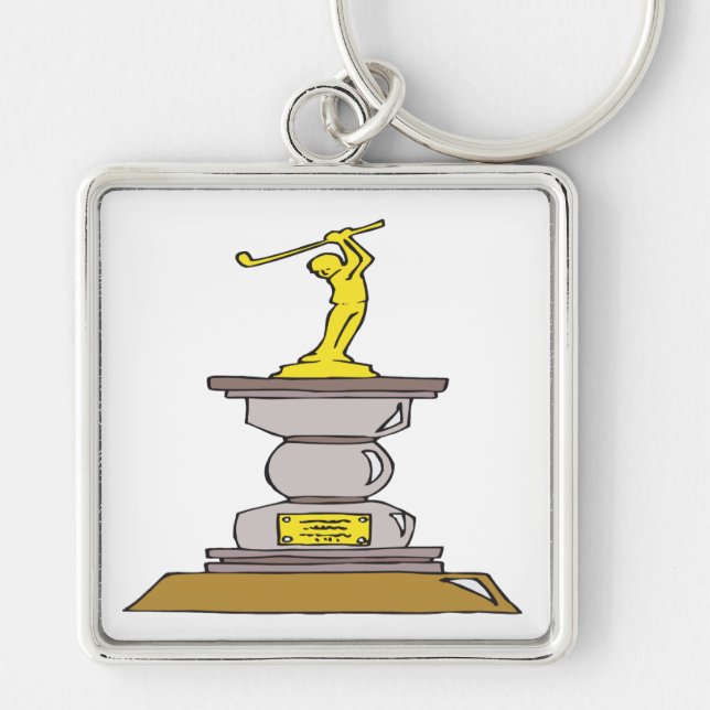 Golf Trophy Keychain (Front)