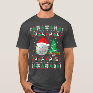 Golf Ugly Christmas Sweater Golf Player Xmas Light