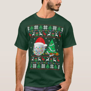 Golf Ugly Christmas Sweater Golf Player Xmas Light