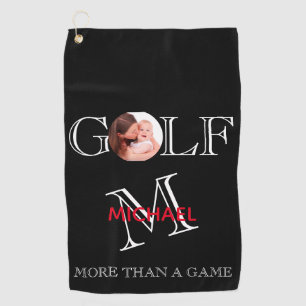 Golf Unique pour Monogramme photo et Nom serviette de g