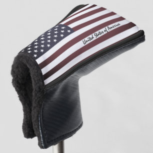 Golf USA & American Flag /States Golf Clubs Covers