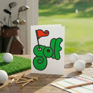 Golf Wang Vibrant Green and Red Card
