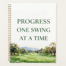 Golf Watercolor File Folder 
