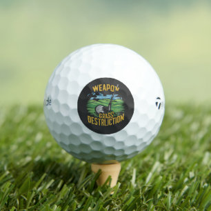 Golf Weapon of Grass Destruction Art Balls