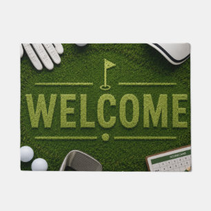 Golf Welcome to Golfer Home  Doormat