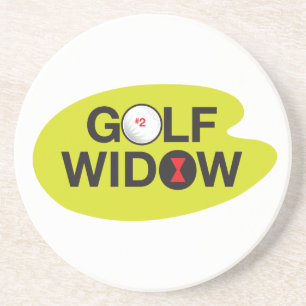 Golf Widow Badge of Honour Coaster