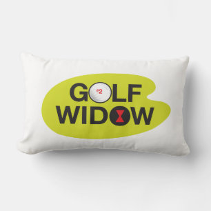 Golf Widow Badge of Honour Lumbar Pillow