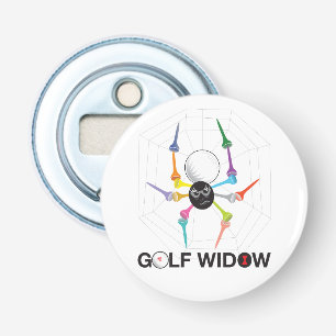 Golf Widow Black Widow Spider Bottle Opener