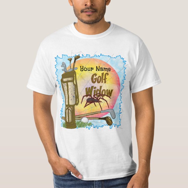 Golf Widow  T-Shirt (Front)