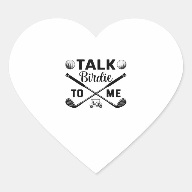 Golf Wives Social Club Floral Heart Sticker (Front)