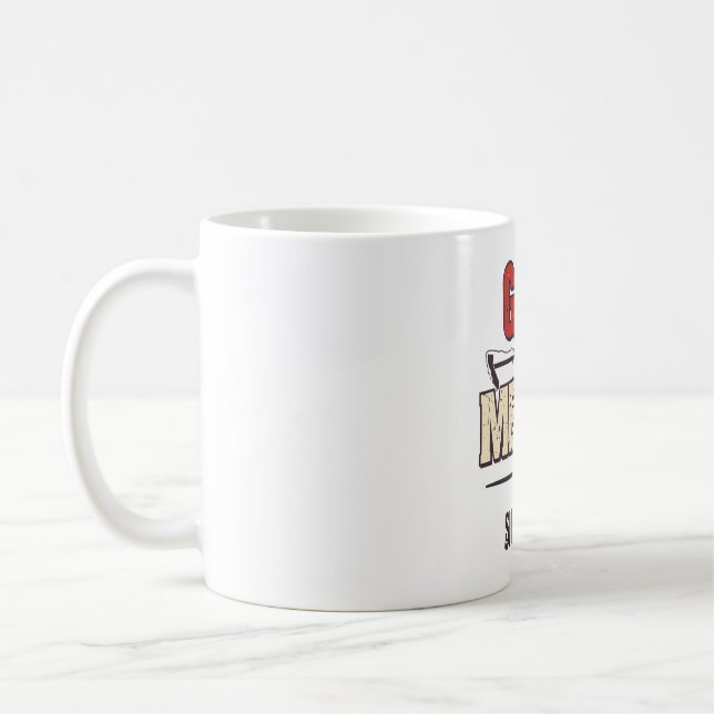 Golf Wives Social Club Flowers Coffee Mug (Left)