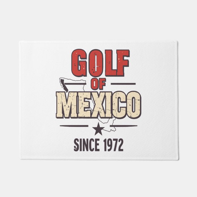 Golf Wives Social Club Flowers Doormat (Front)
