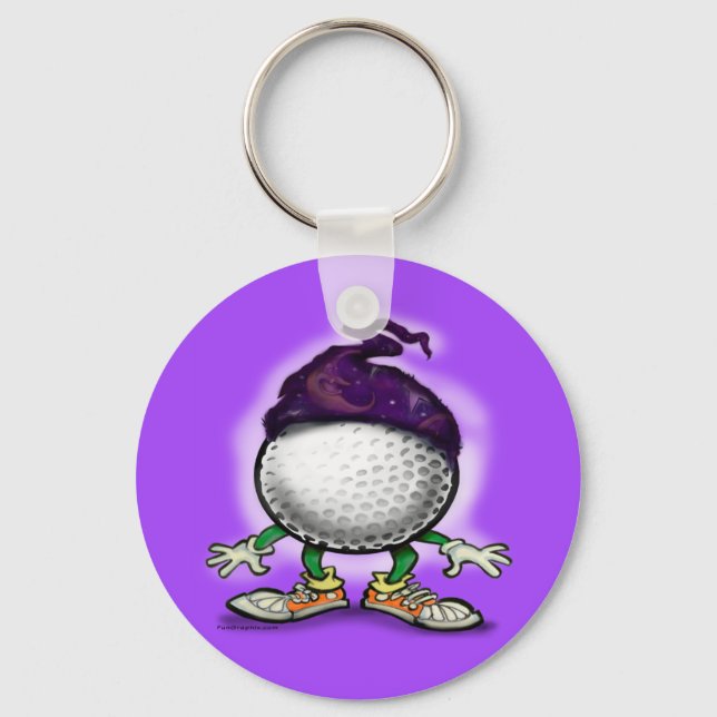 Golf Wizard Keychain (Front)