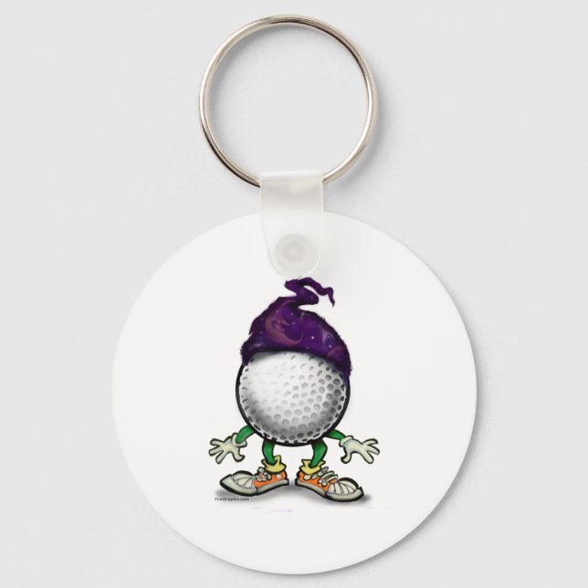 Golf Wizard Keychain (Front)