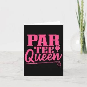 Golf Women Par Tee Queen Golf Clubs Golf Golf Play Card