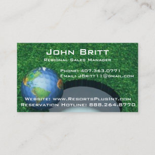 GOLF WORLD BUSINESS CARD